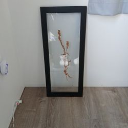 Picture Frame And Double Glass To Display Your Own Thing....