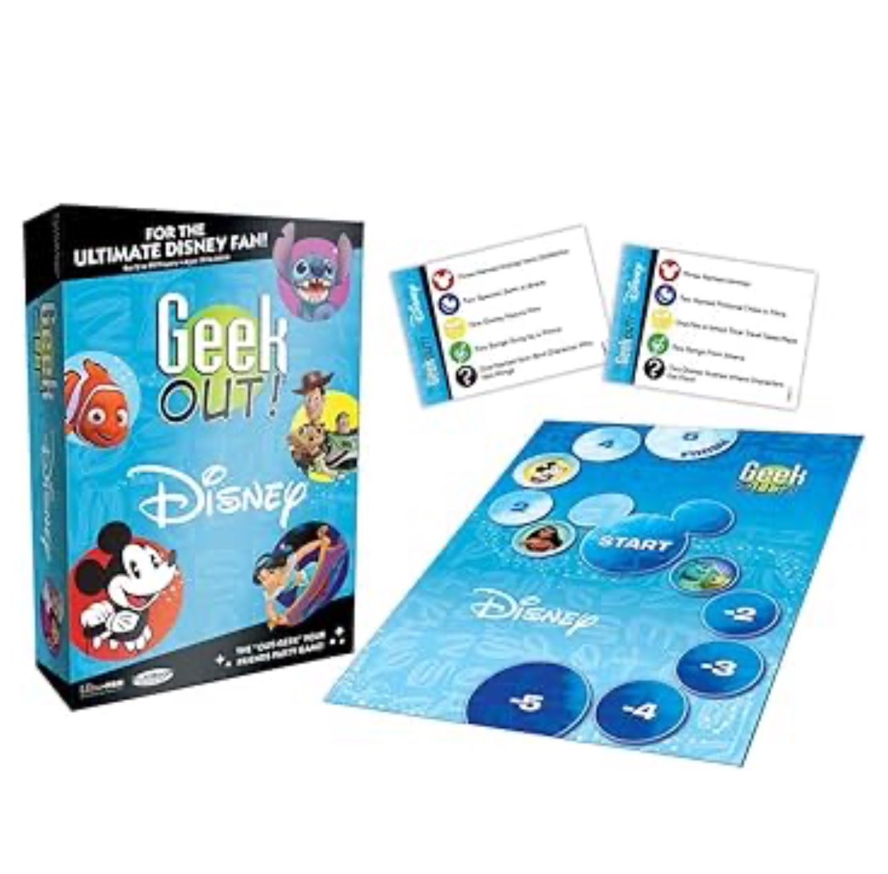Geek Out Disney Edition Family Board Game