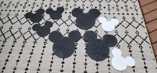 Wood Mickey Ears/heads