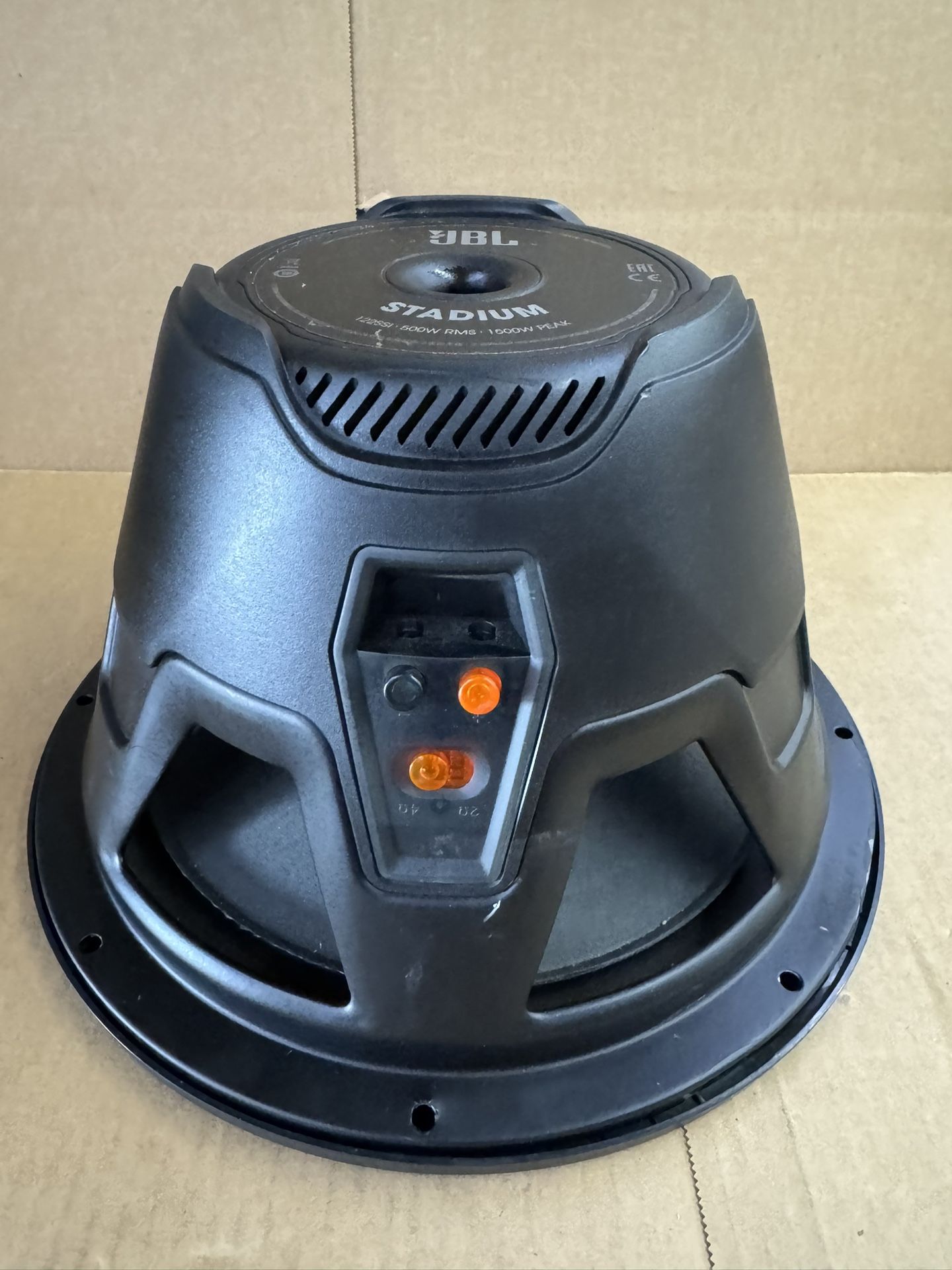 2 JBL Stadium 122SSI - 12" (300mm) high-Performance car Audio subwoofers, 500W RMS, 1500W Peak,