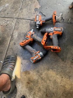 Ridgid assorted tools 4 units