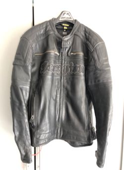Leather Scorpion Motorcycle Jacket XL Tall