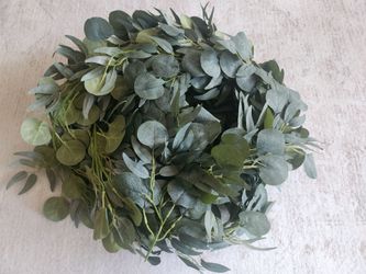 4 like new gently used decorative Eucalyptus Garlands for events/wedding arch embellishments/table decor/Wreaths etc.