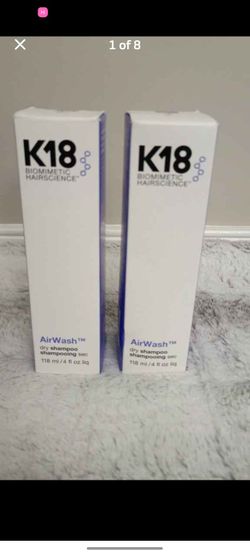 K18 Airwash Shampoo 4fl oz a bottle brand New in sealed boxes. $40 for both