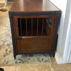 Wooden Dog Crate Large