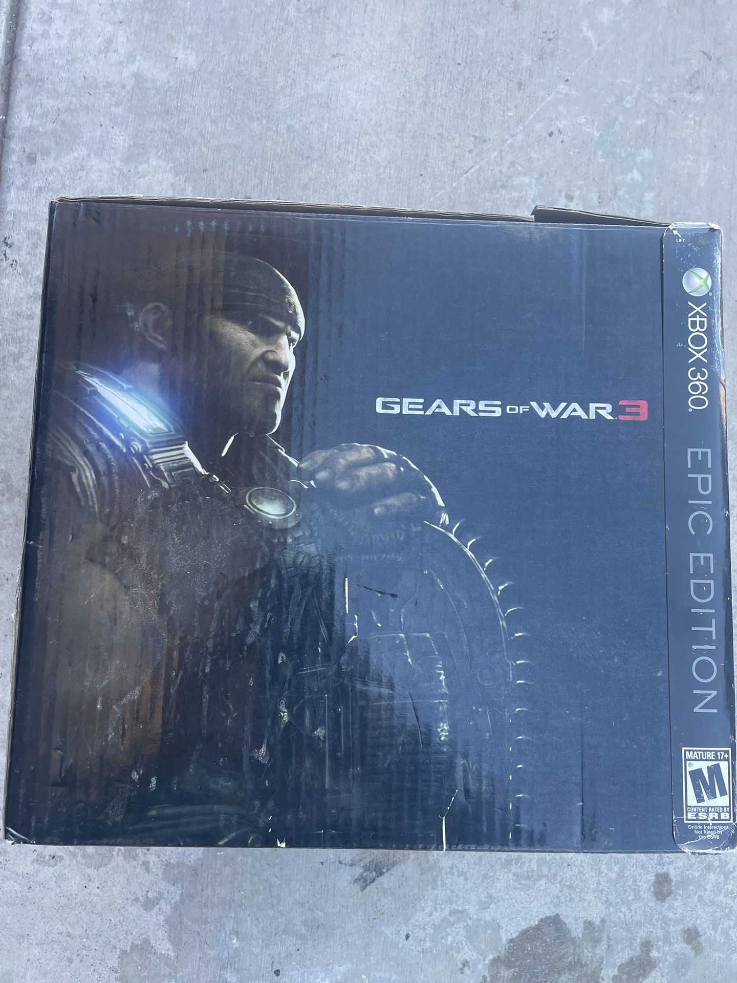 Gears of War 3 -- Epic Edition (Microsoft Xbox 360, 2011) no game