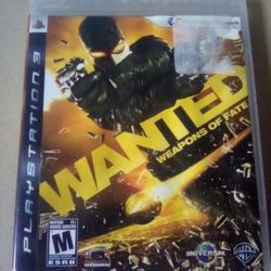Wanted. The PlayStation 3