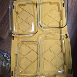 Pyrex Baking Pans/bowls/pie Pans 