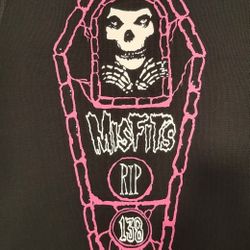 2009 Vintage Misfits Punk Band Longsleeve Thermal Shirt Size XL