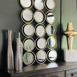 HOWSE Gold Circles Mirror