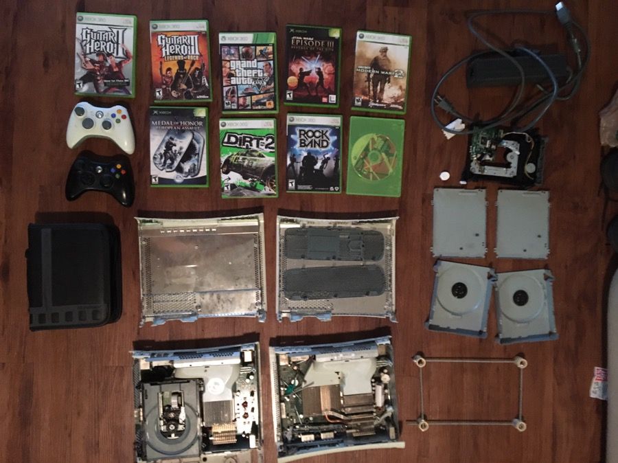 Xbox 360 parts games controllers