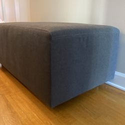 modern ottoman, entryway