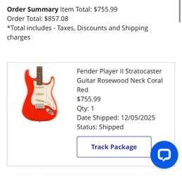 Fender player II Strat