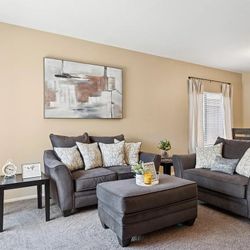 Couch, Loveseat And Ottoman For Sale