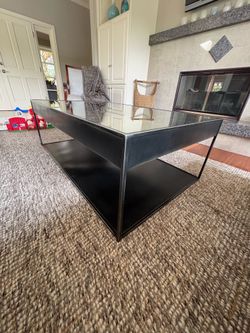 Restoration Hardware Mirrored Coffee Table