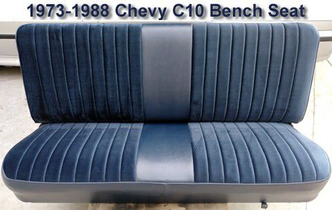 1973-1988 Chevy C10 Blue Truck Bench seat