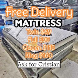 New Mattresses  Twin mattress Full mattress Queen mattress  King mattress  Colchones nuevos  Beds 