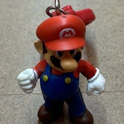 NINTENDO Super Mario Brothers “MARIO” Figurine KEYCHAIN/BACK PACK Clip 👀 (please read description)