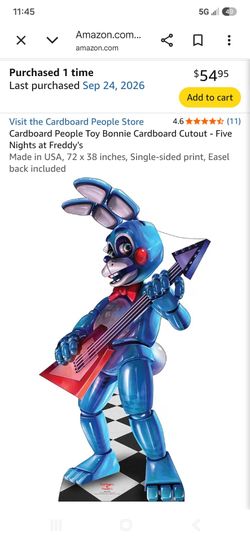 FNAF 6 FT TALL PROPS