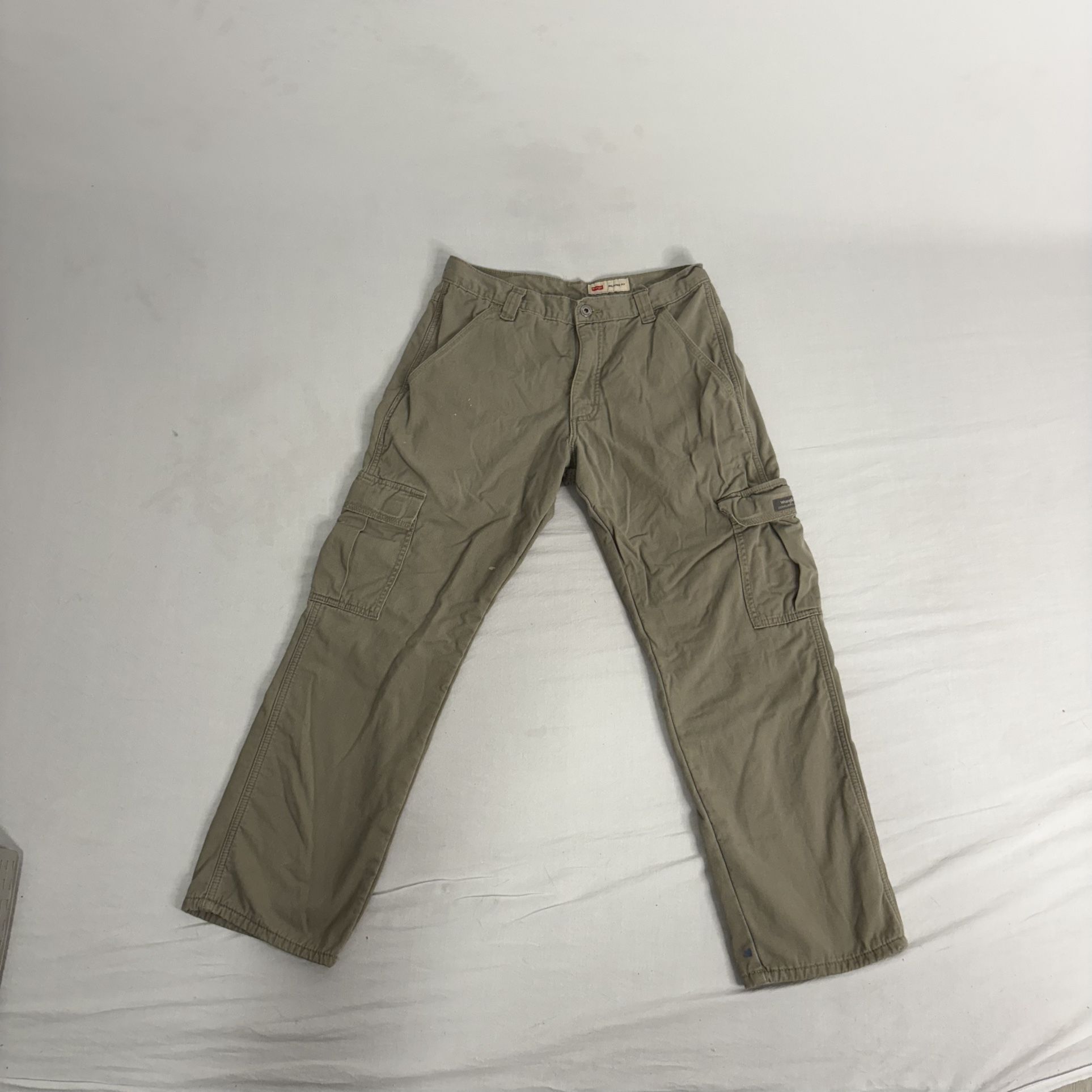 Wrangler Relaxed Fit Cargo Pants - Khaki - 32x30