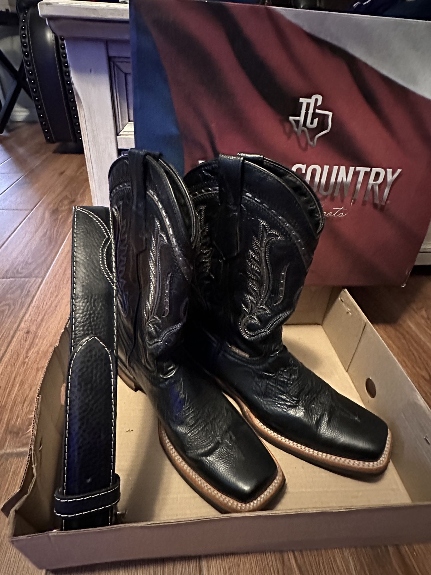 Black Boots Size 10.5