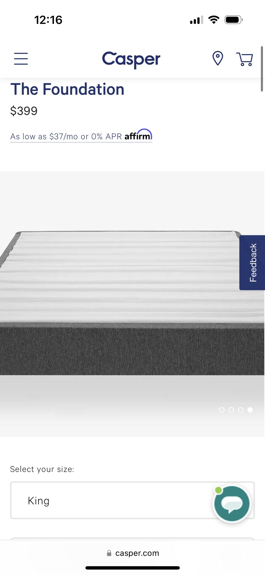 Casper Foundation King