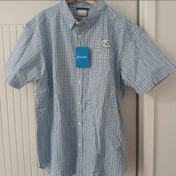 UNC Tar Heels - Columbia Men's University Of North Carolina Tar Heels Collegiate Rapid Rivers Shirt Large 