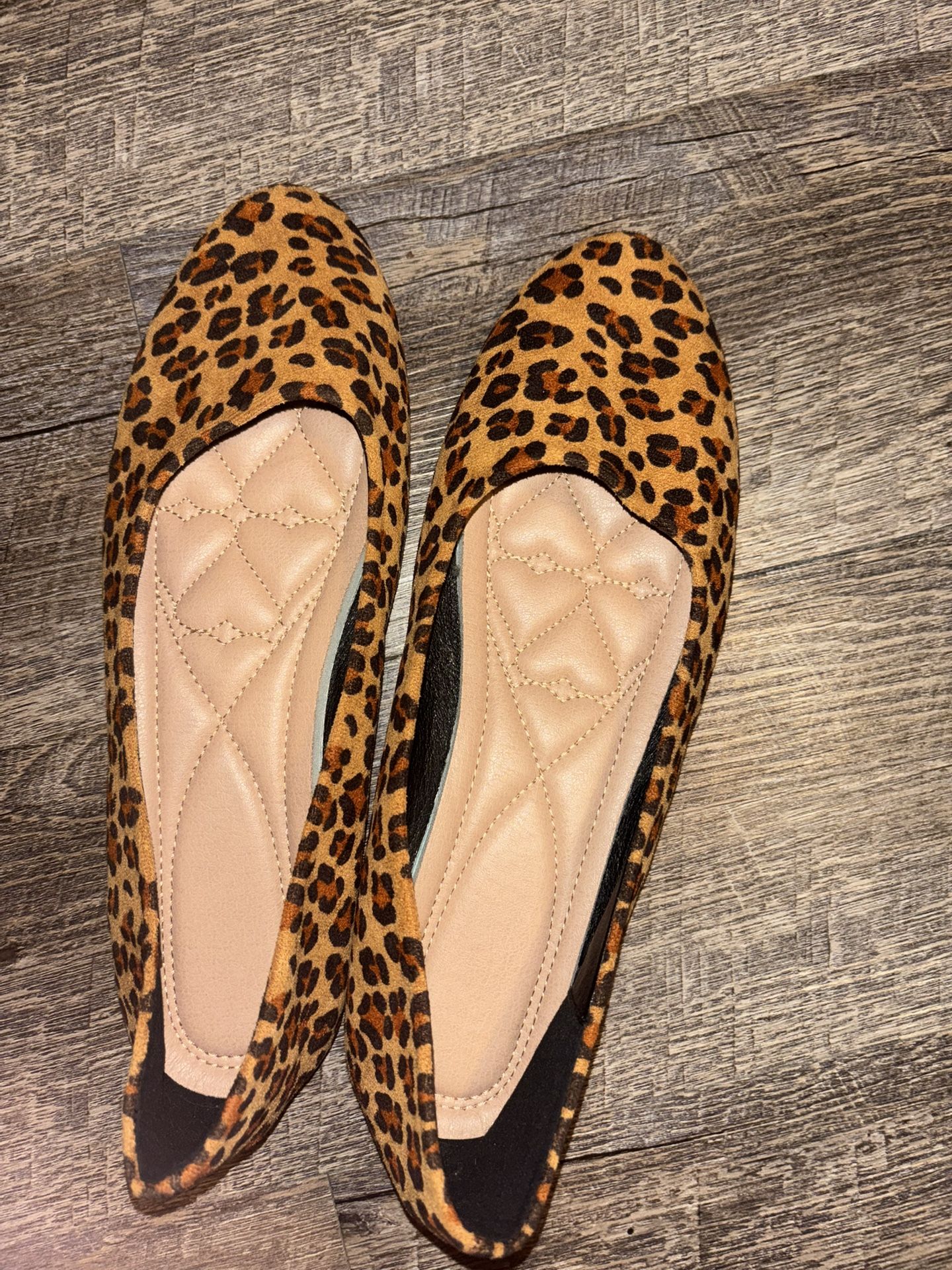 Leopard Print Flats