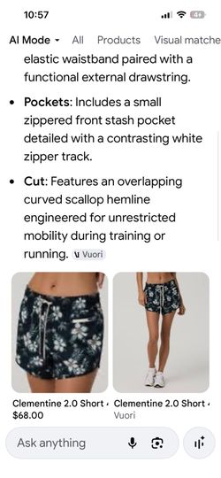 Vouri Clementine Short 2.0