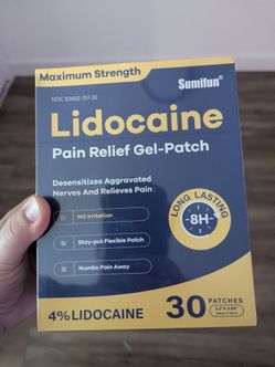 4 SEALED BOXES OF LIDOCAINE PATCHES - SUMIFUN BRAND - NEW!