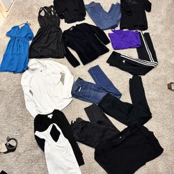 Woman’s Small/medium Clothes (14 Items) - Name Brands Under Armour, Adidas, Nike, Etc. 