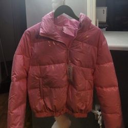 Light Pink Puffer Coat