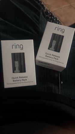 Ring Camera Battery Pack Lot Of 2 