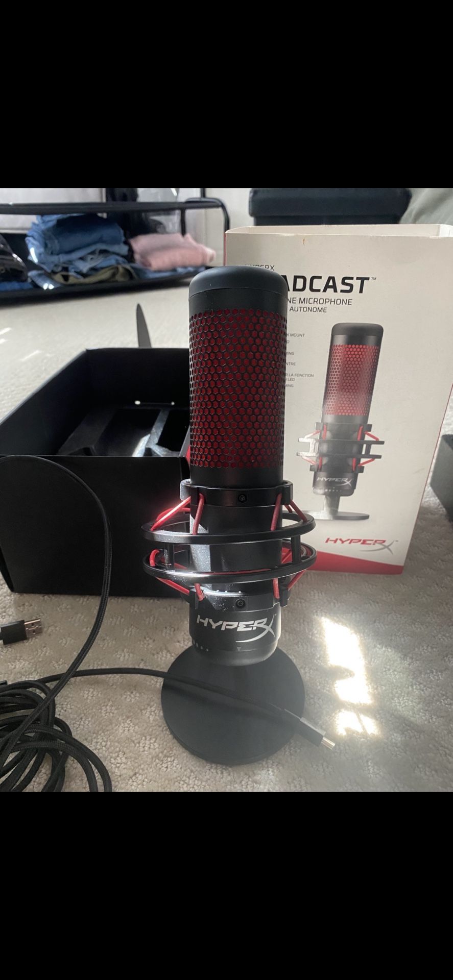 Hyper X QuadCast Gaming mic