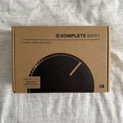 NATIVE INSTRUMENTS KOMPLETE AUDIO 1 TWO-CHANNEL DIGITAL AUDIO INTERFACE
