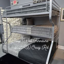 ✨️ Queen, Full, Twin Triple Bunk Bed Mattresses ✨️ Furniture Sectionals Avail 