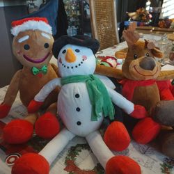 6 New, 15" Tall Plush Toys 