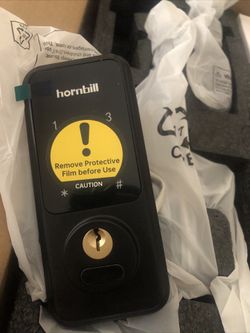 Hornbill Smart Lock with Front Door Handle Set - Keyless Entry Door Lock