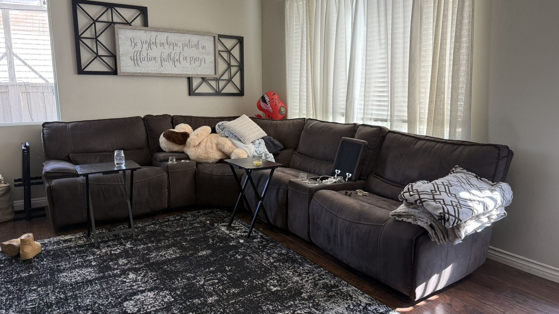 Brown Sectional