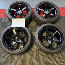 Advan Racing GT Wheels 18x9.5 +38 5x120 With Ecsta PS31 265/35 FL5/DE5 Civic Type R/Integra Type S