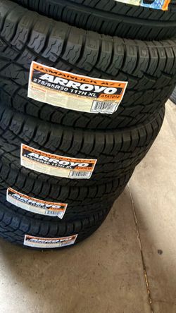 275 55  20  llantas nuevas