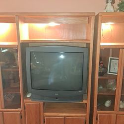 Solid Wood Entertainment Center