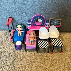 LOL Doll Set, Comes With Many Furniture Items 