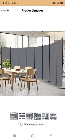Room Divider Folding Privacy Screens, 6FT Tall