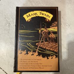 Leather-Bound Mark Twain Classic Collection (5 Novels) – Hardcover