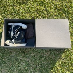 Rick Owen’s leather high tops size 37