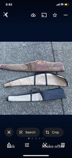 Vintage Shotgun Fabric Carrier Cases  