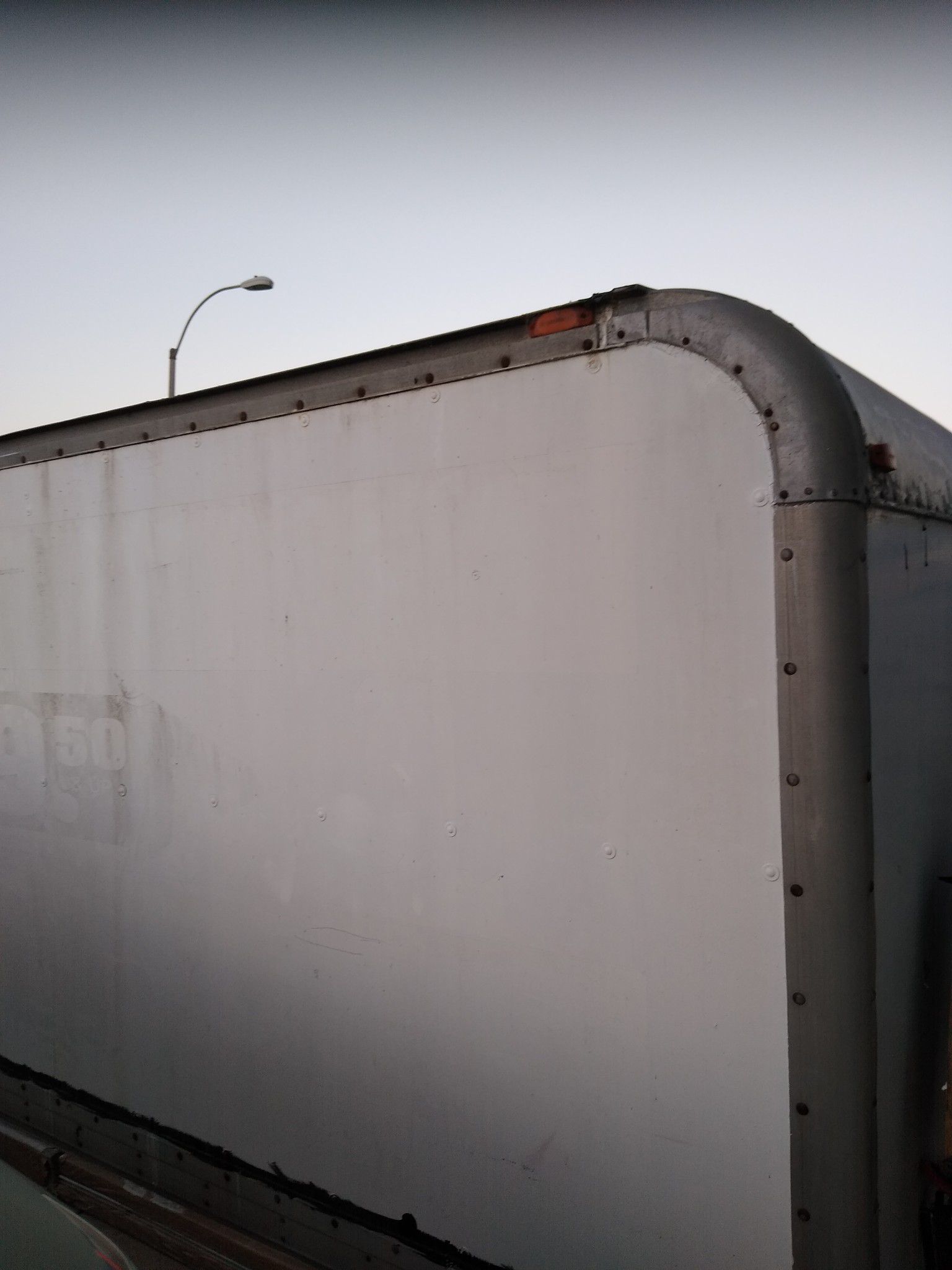 Trailer box came out of truck