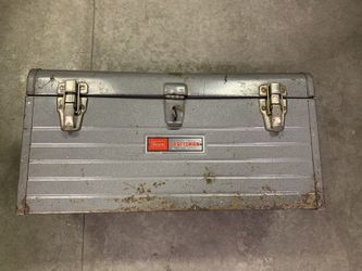 Vintage Metal Sears Craftsman Toolbox