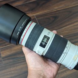 Canon EF 70-200mm f/4 L IS USM Lens - EXCELLENT Condition 